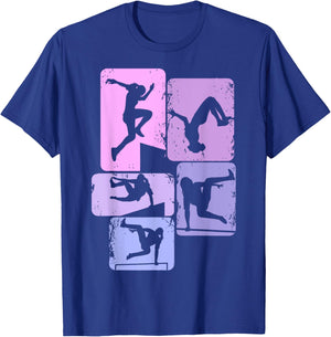 Parkour Girl Freerunner Freerunning Traceur Women Girls T-Shirt - T-Shirt | Royal