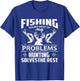 Funny Fishing And Hunting Shirt Hunter T-Shirt - T-Shirt | Royal