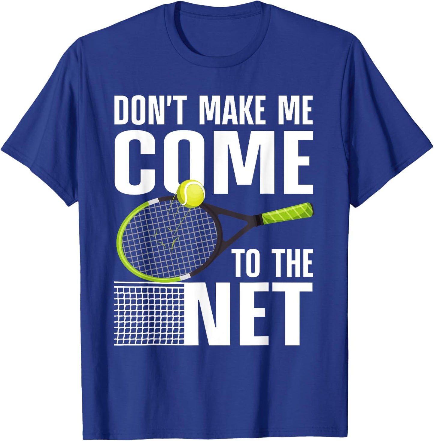 Funny Tennis Art Men Teens Tennis Player Lover T-Shirt - T-Shirt | Royal