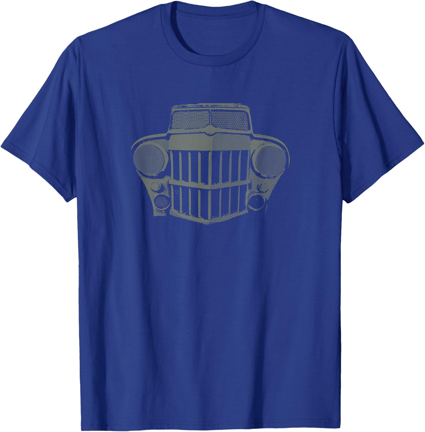 JMOD Men's Green Classic Fit 1940's Willys Offroad Cotton Polyester T-Shirt - T-Shirt | Royal
