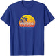 Molokai Vintage Palm Tree Sunset T-Shirt - T-Shirt | Royal
