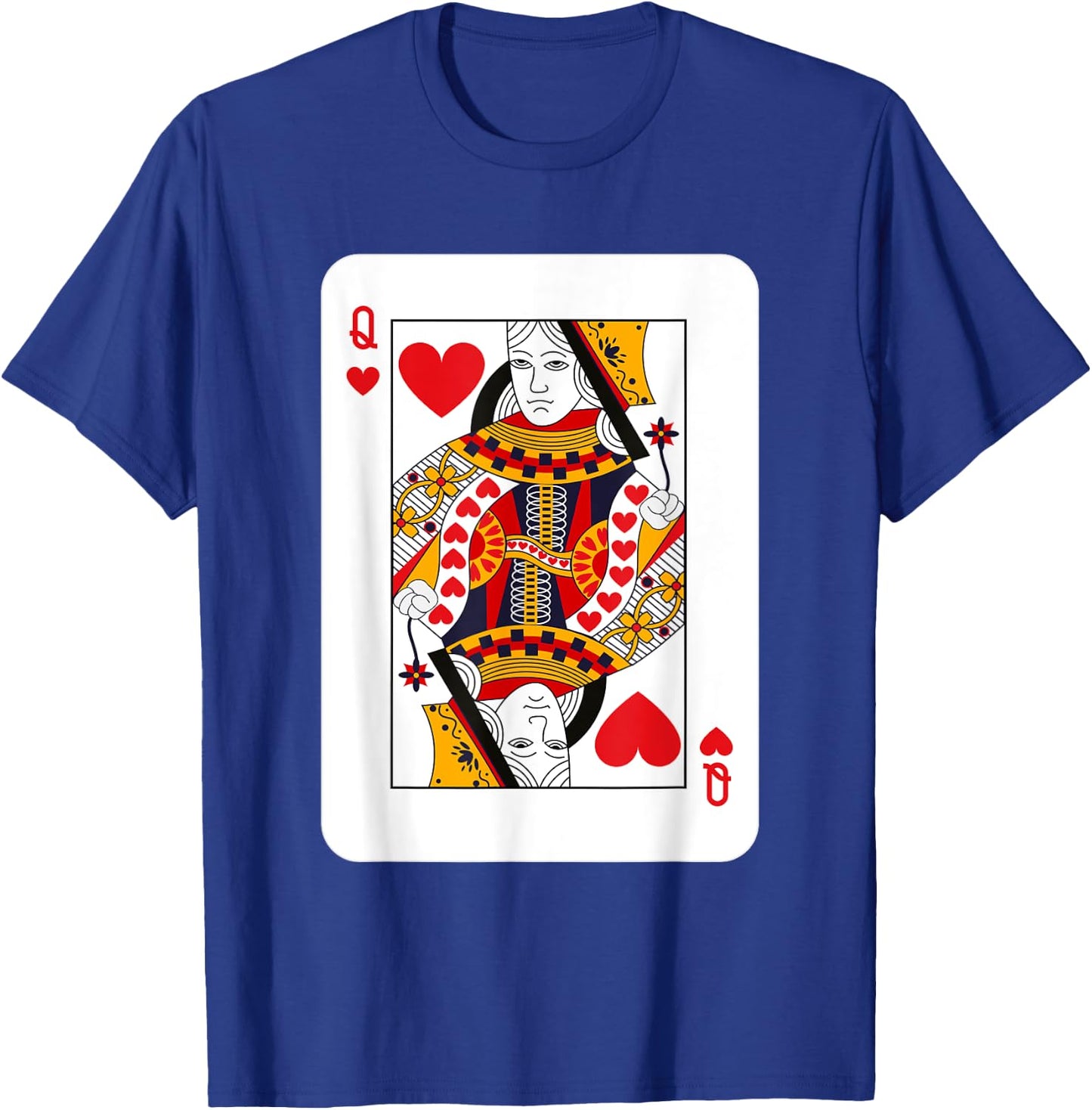 Queen of Hearts Playing Cards Halloween Costume Deck Cards T-Shirt - T-Shirt | Royal