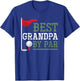 Best Grandpa By Par Golf T-Shirt - T-Shirt | Royal