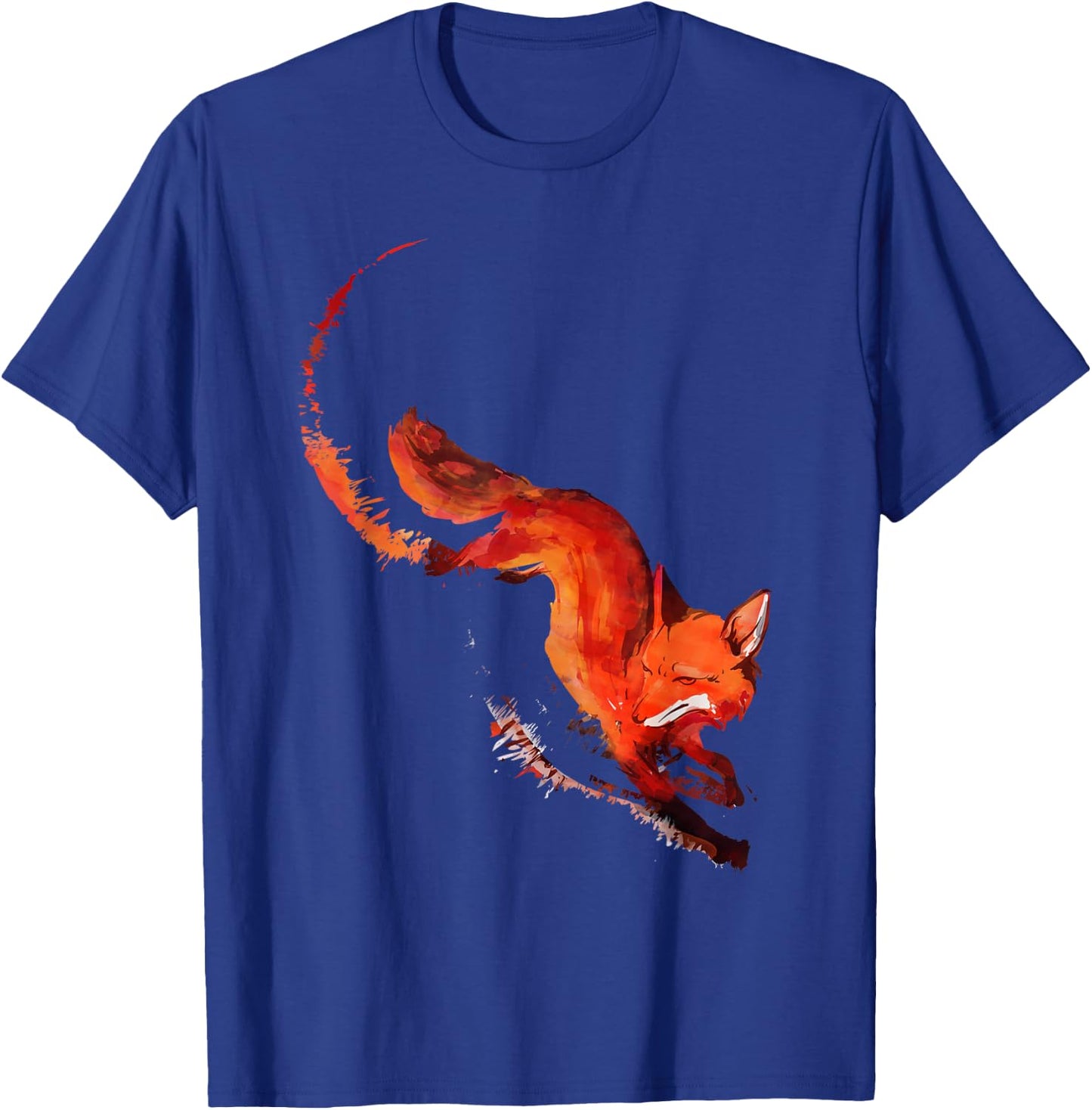 Hunting Fox Nature Adventure T-Shirt - T-Shirt | Royal