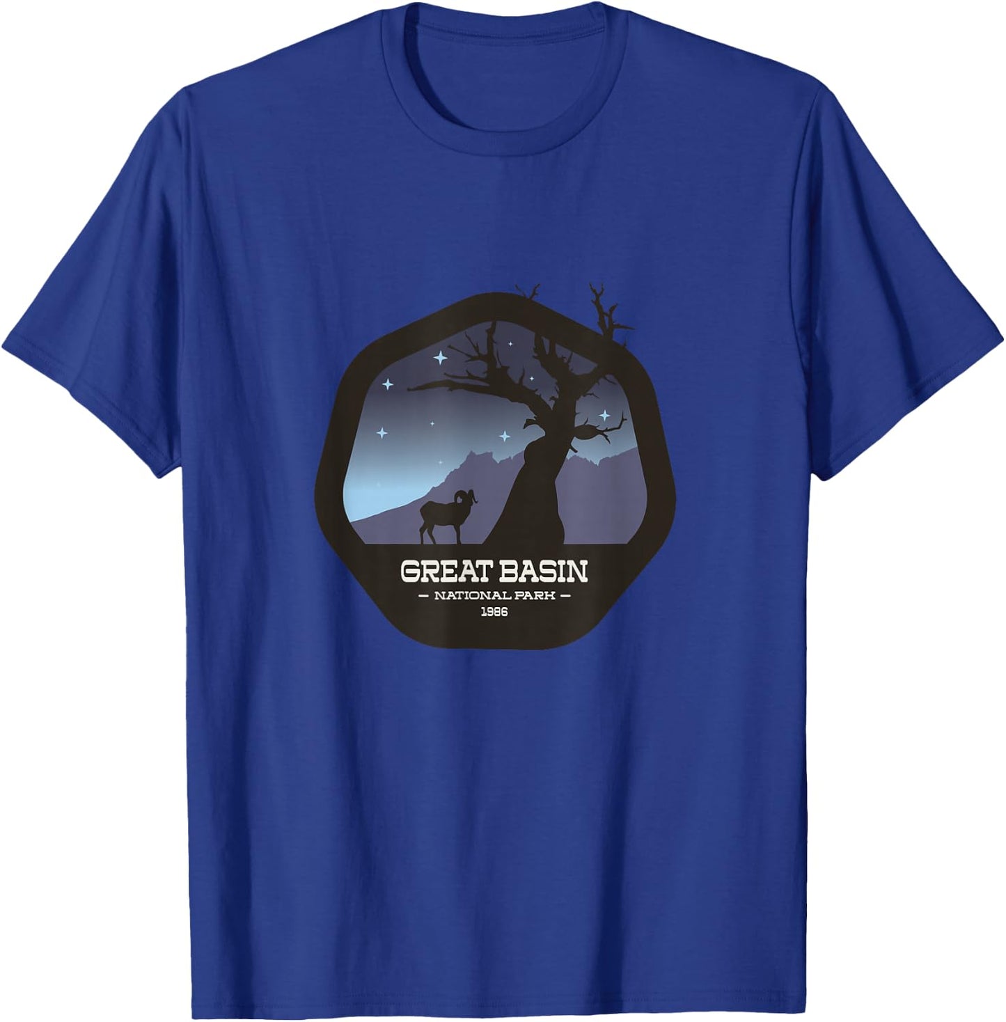 Retro Nevada Great Basin National Park Gift T-Shirt - T-Shirt | Royal
