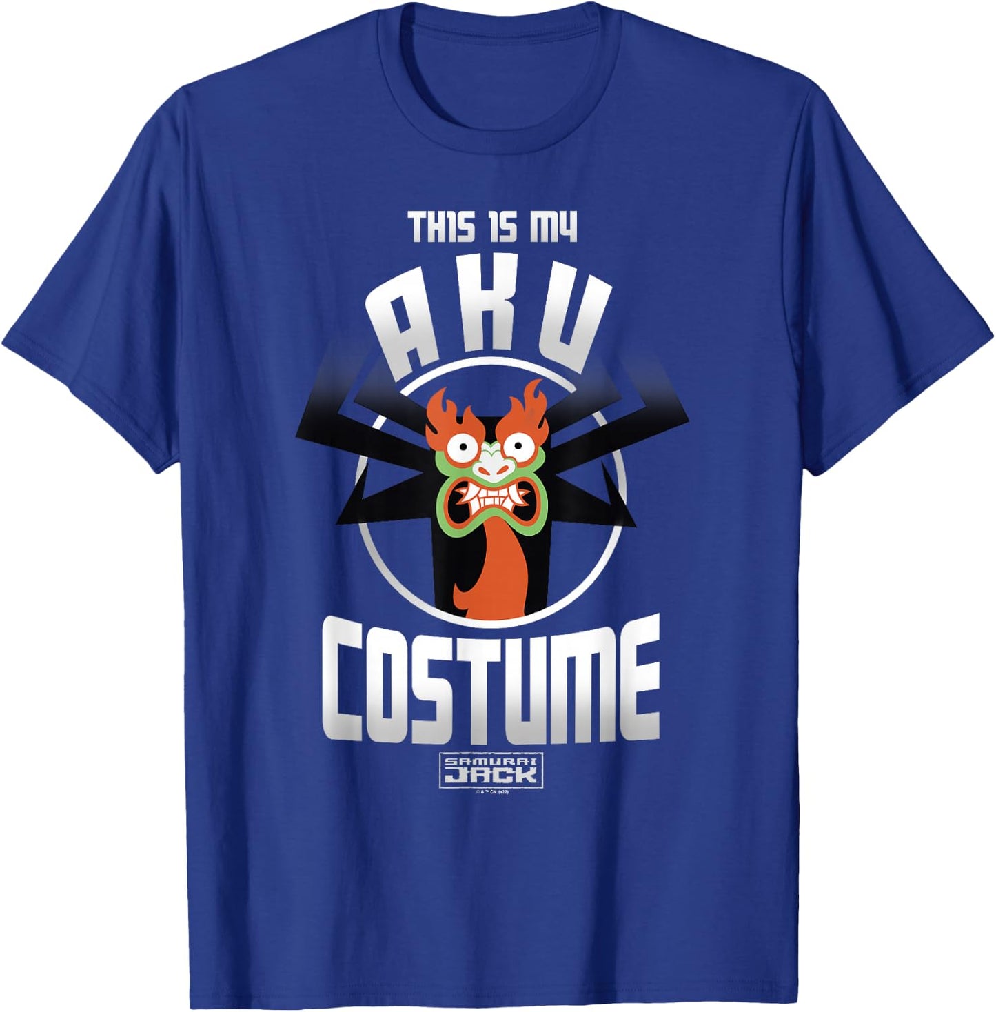 Samurai Jack Halloween This Is My Aku Costume T-Shirt - T-Shirt | Royal