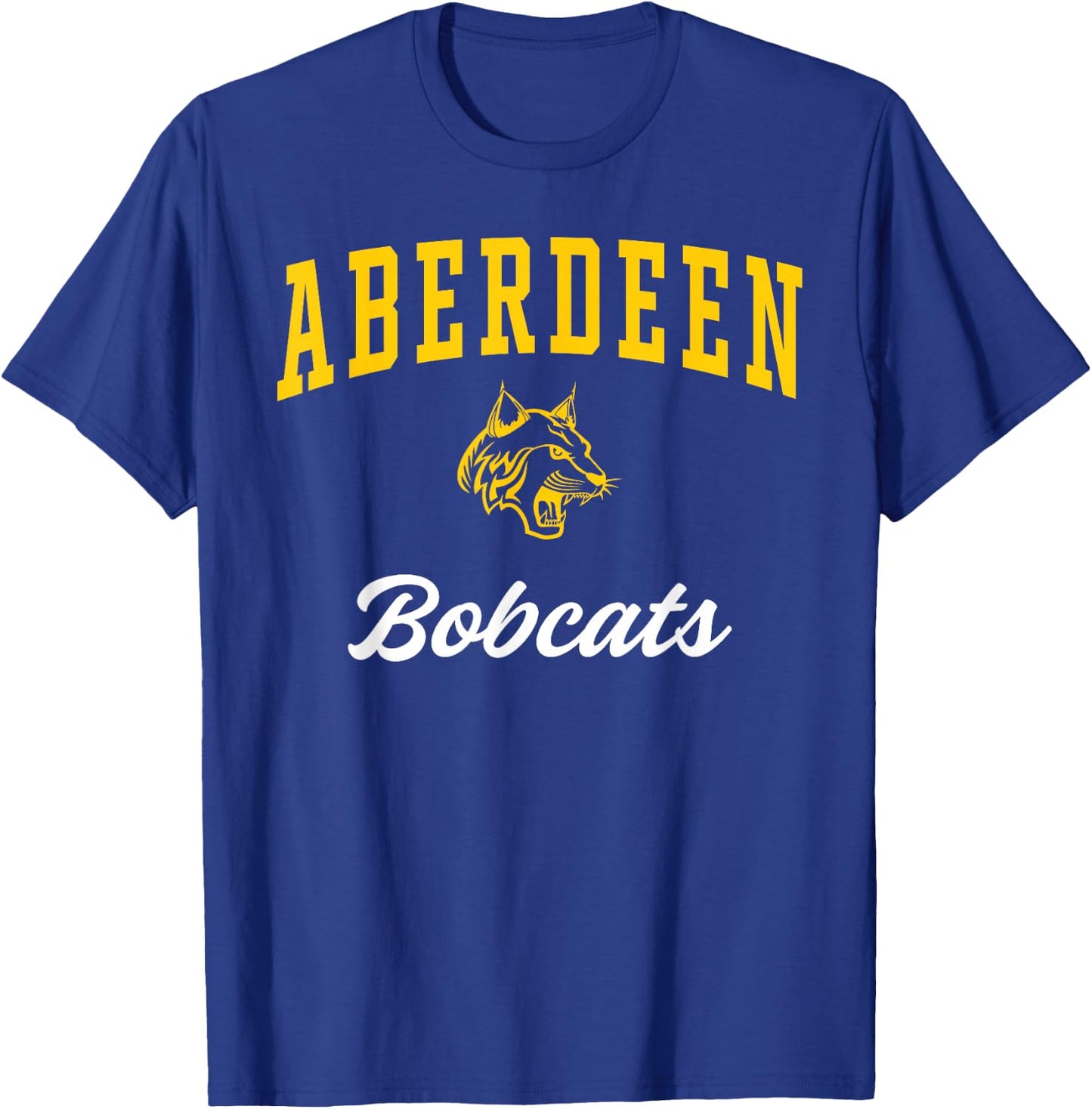 Aberdeen High School Bobcats T-Shirt - T-Shirt | Royal