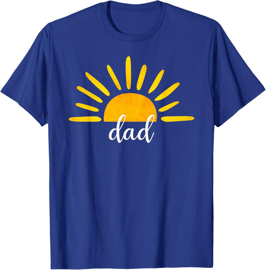 Dad of The Birthday First Trip Around the Sun Birthday T-Shirt - T-Shirt | Royal