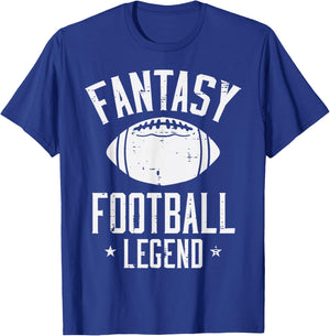 Fantasy Football Legend Funny Draft Party Champion Men T-Shirt - T-Shirt | Royal