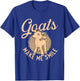 Goats Make Me Smile - Goat Lover Animal Whisperer Farming T-Shirt - T-Shirt | Royal