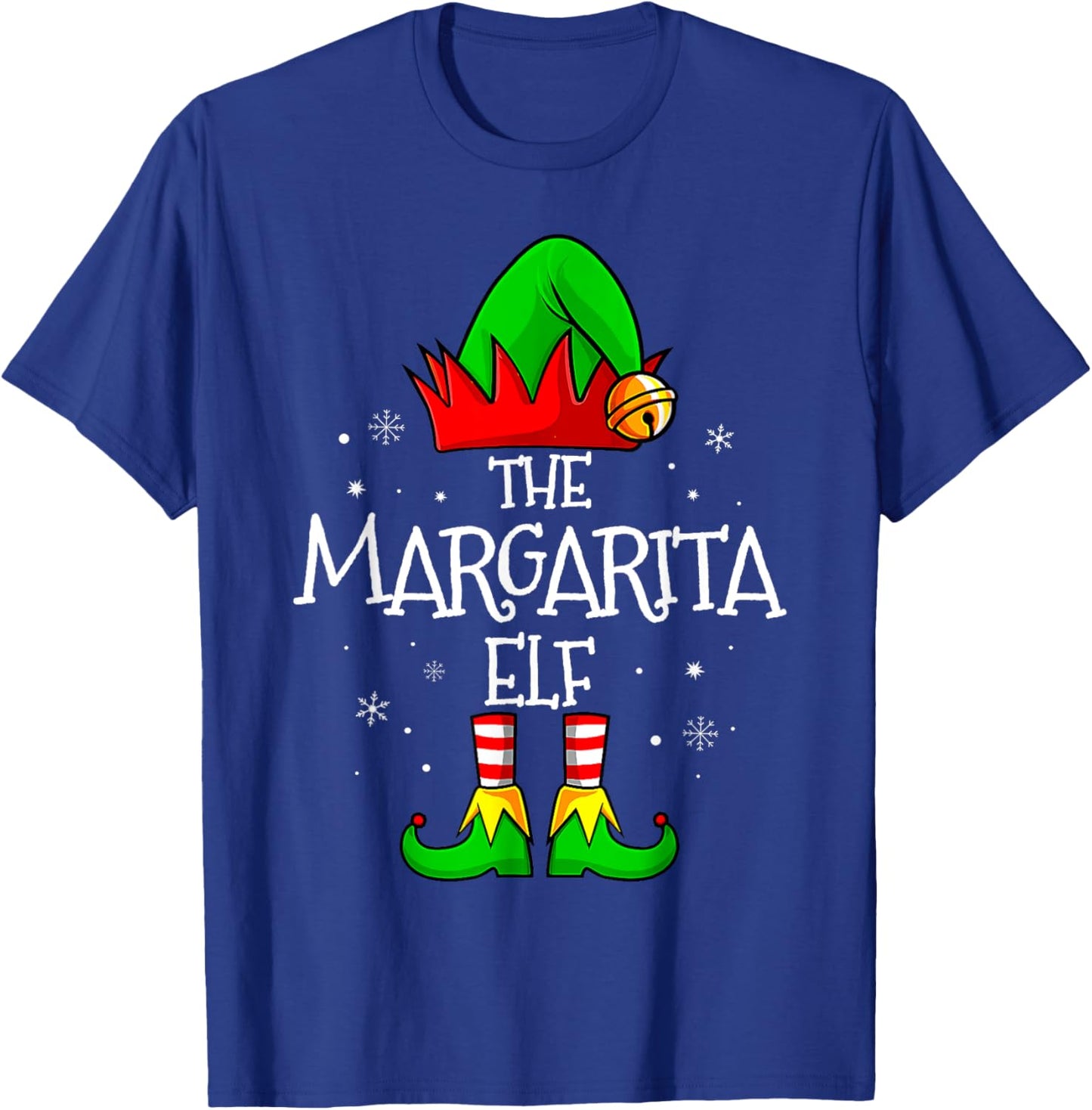 The Margarita Elf Matching Family Christmas T-Shirt - T-Shirt | Royal