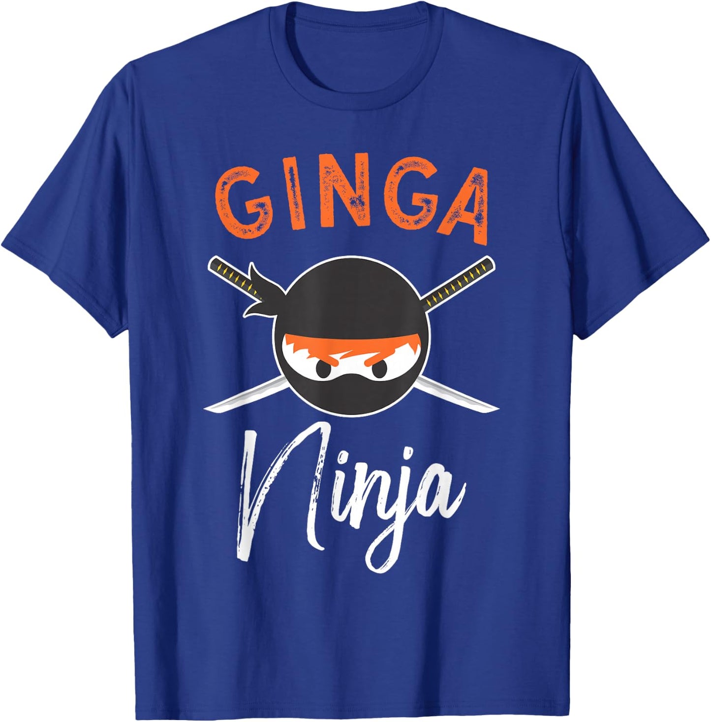 Ginga Ninja Funny Red Hair Ninja Lover Ginger T-Sh T-Shirt - T-Shirt | Royal