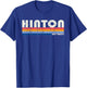 Vintage 70s 80s Style Hinton WV T-Shirt - T-Shirt | Royal