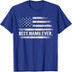 Best Mamu Ever American Flag Uncle Father's Day T-Shirt - T-Shirt | Royal