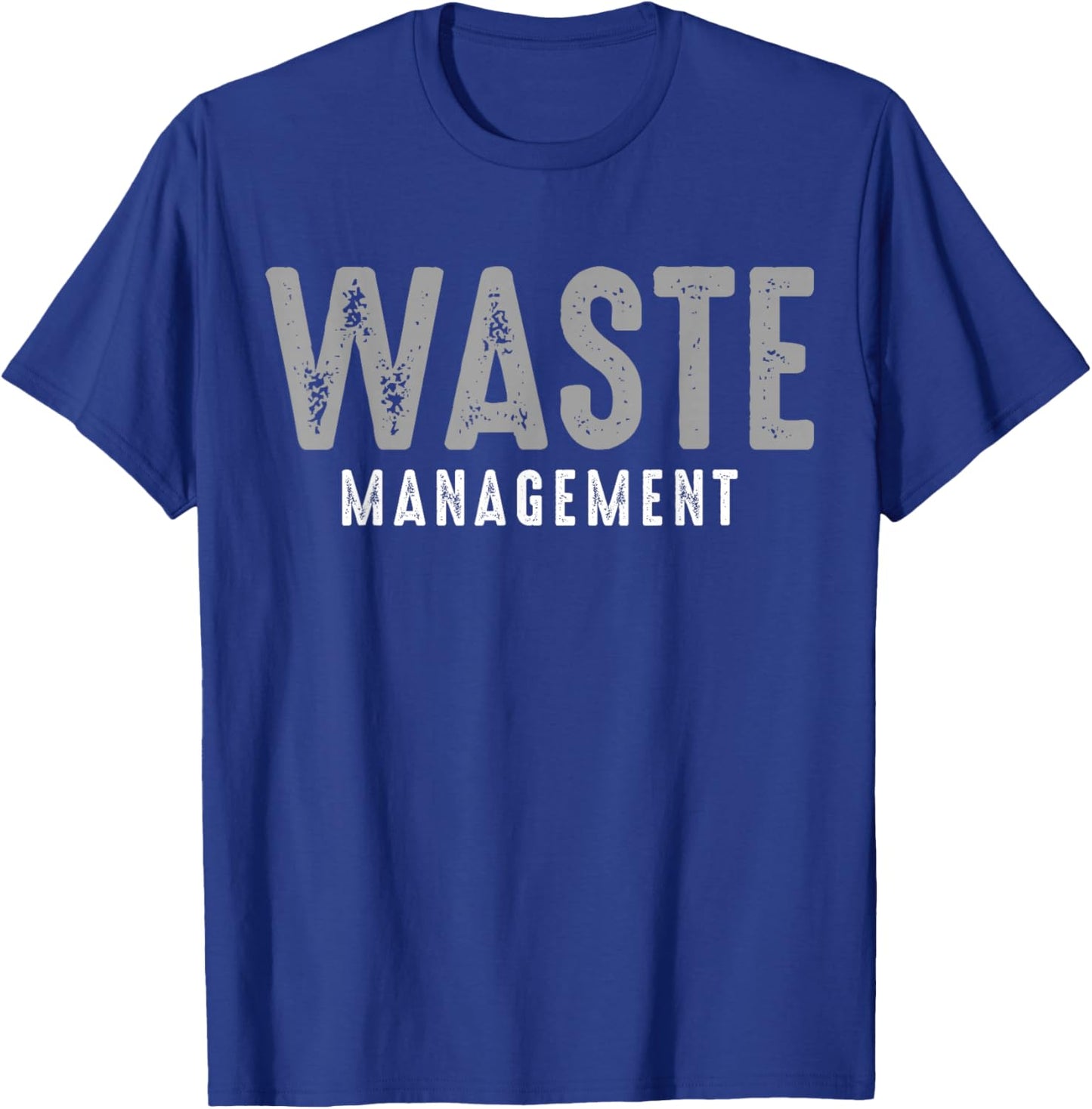 Funny Waste Management Retro Vintage T-Shirt - T-Shirt | Royal