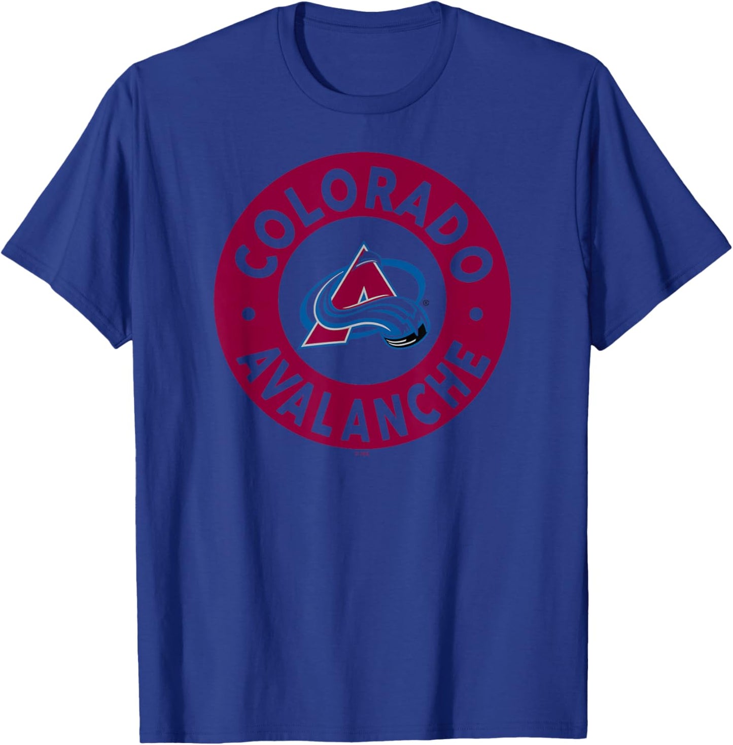 Colorado Avalanche Symbol White Officially Licensed T-Shirt - T-Shirt | Royal