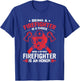 Being a Firefighter is a Choice, Being Retired an Honor T-Shirt - T-Shirt | Royal