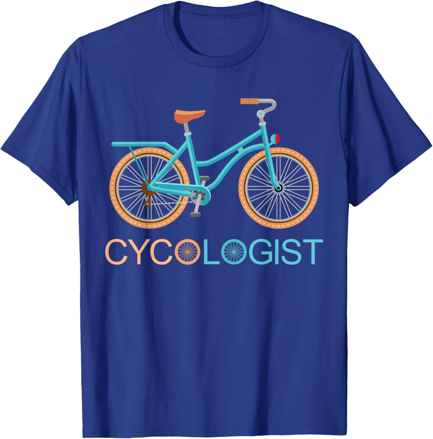 Cycologist Funny Biking Cyclist Cycling Gift T-Shirt - T-Shirt | Royal