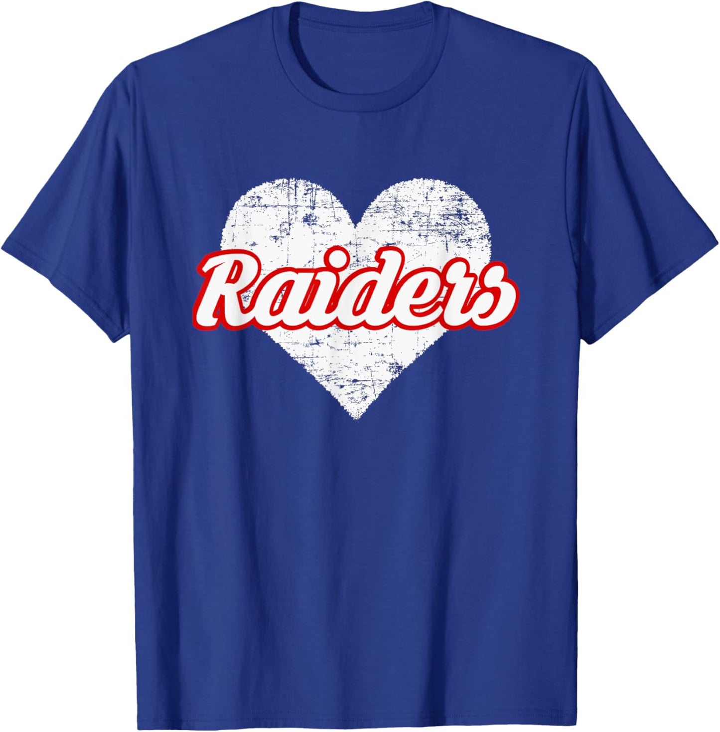 Sidney Raiders Over Heart T-Shirt - T-Shirt | Royal