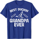 Best Duckin Grandpa Duck Hunting Waterfowl Bird Hunter Gift T-Shirt - T-Shirt | Royal