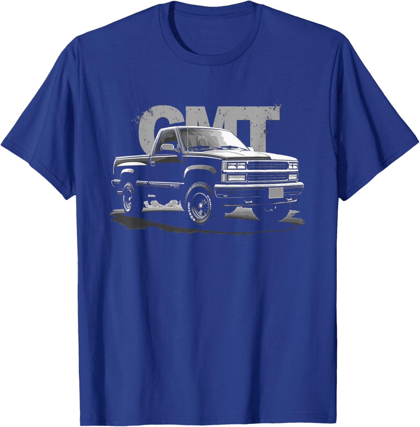 GMT400 88-98 Single Cab 4x4 OBS Old Body Style Truck T-Shirt - T-Shirt | Royal