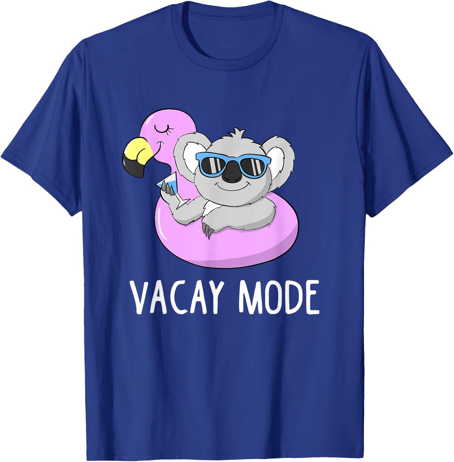 Vacay Mode Cute Koala Funny Family Vacation Holiday Fun Gift T-Shirt - T-Shirt | Royal