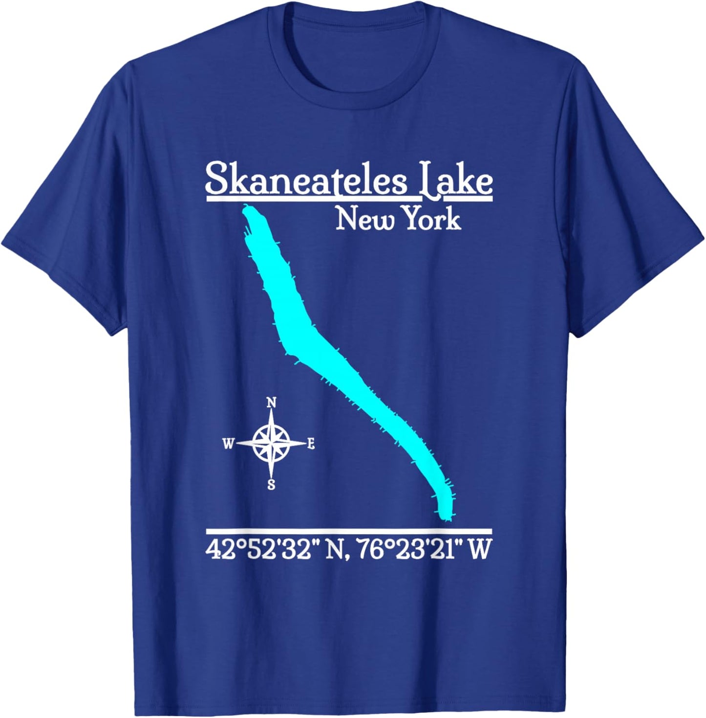 Skaneateles Lake - New York T-Shirt - T-Shirt | Royal