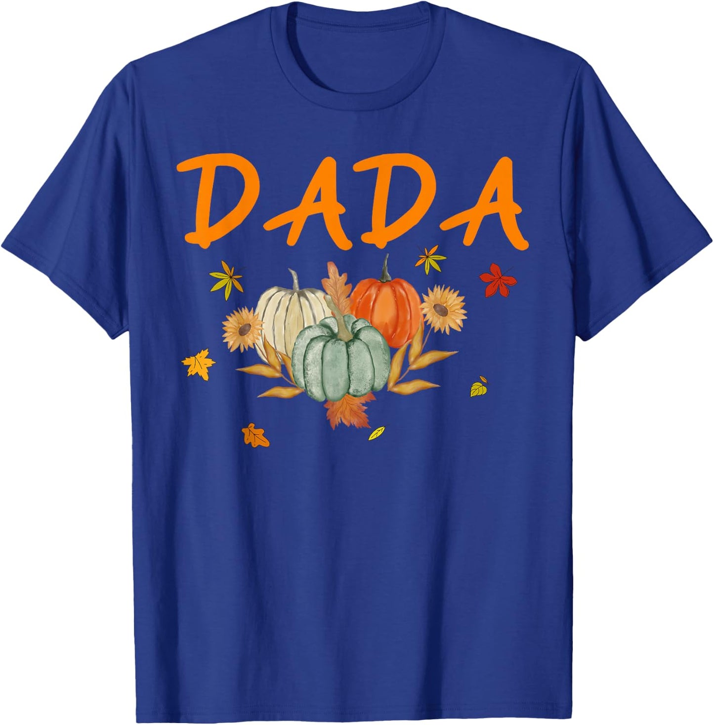 Dada Birthday Pumpkin 1st Birthday Matching Family Party T-Shirt - T-Shirt | Royal