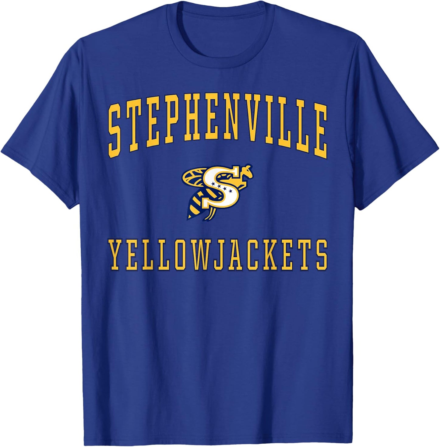 Stephenville High School Yellowjackets C1 T-Shirt - T-Shirt | Royal