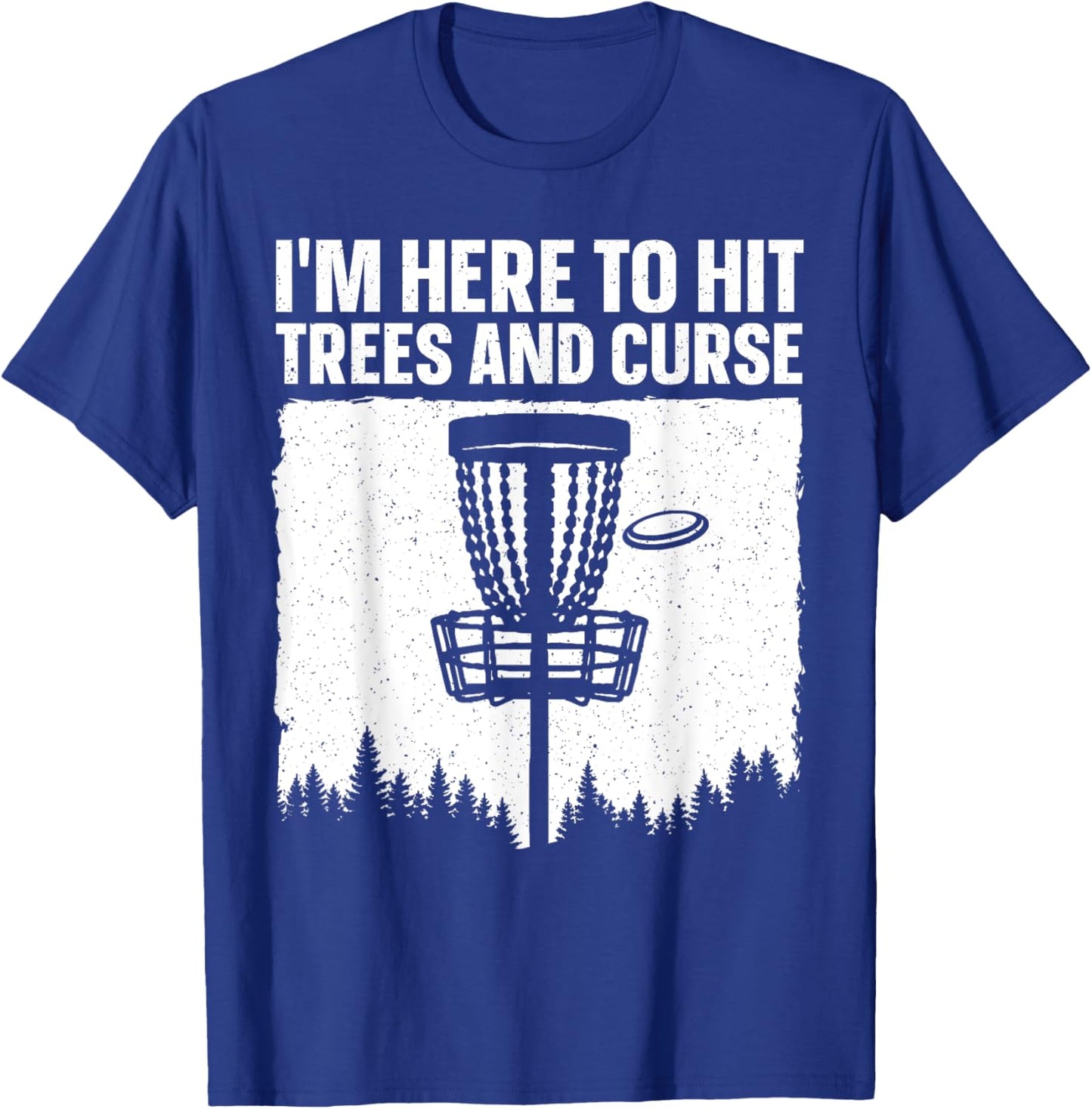 Best Disc Golf Art Women Disc Golfer Disc Golf Lover T-Shirt - T-Shirt | Royal