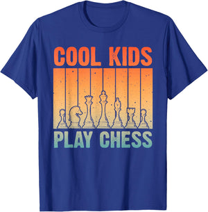 Chess Design For Kids Boys Girls Chess Novelty Chess Player T-Shirt - T-Shirt | Royal