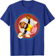 Cymbal Chimp Toy, Jolly Monkey With Cymbals Vintage Retro T-Shirt - T-Shirt | Royal