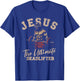 Fitness Funny Vintage Jesus The Ultimate Deadlifter T-Shirt - T-Shirt | Royal