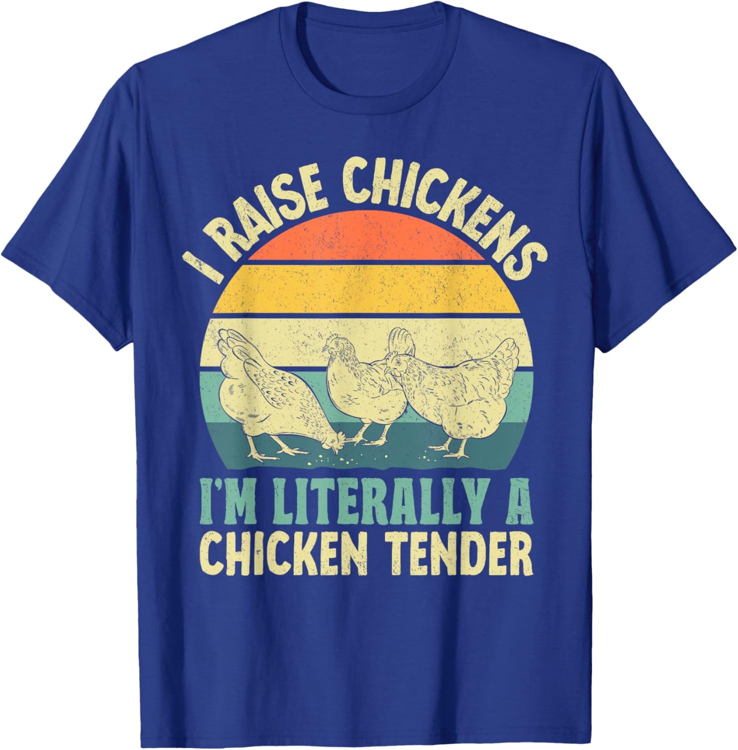 Cool Chicken Tender Art Women Poultry Chicken Farmer T-Shirt - T-Shirt | Royal