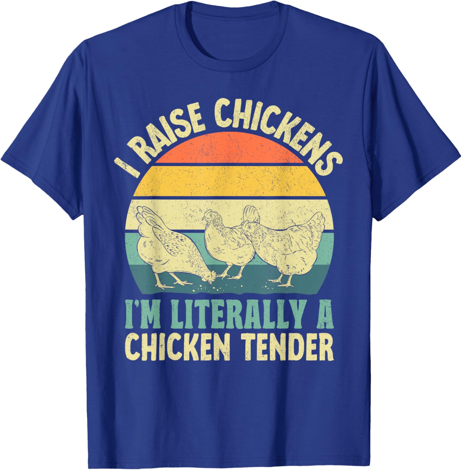 Cool Chicken Tender Art Women Poultry Chicken Farmer T-Shirt - T-Shirt | Royal