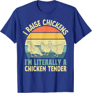 Cool Chicken Tender Art Women Poultry Chicken Farmer T-Shirt - T-Shirt | Royal