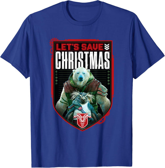 Red One - Let's Save Christmas T-Shirt - T-Shirt | Royal