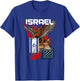Israeli Eagle Star of David Gift USA Israel T-Shirt - T-Shirt | Royal