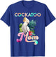 Cockatoo Mom Bird lover Cockatoos Women Cockatoo Mommy T-Shirt - T-Shirt | Royal