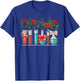 Test Tube Flower Christmas Chemistry Nerd Science Teacher T-Shirt - T-Shirt | Royal