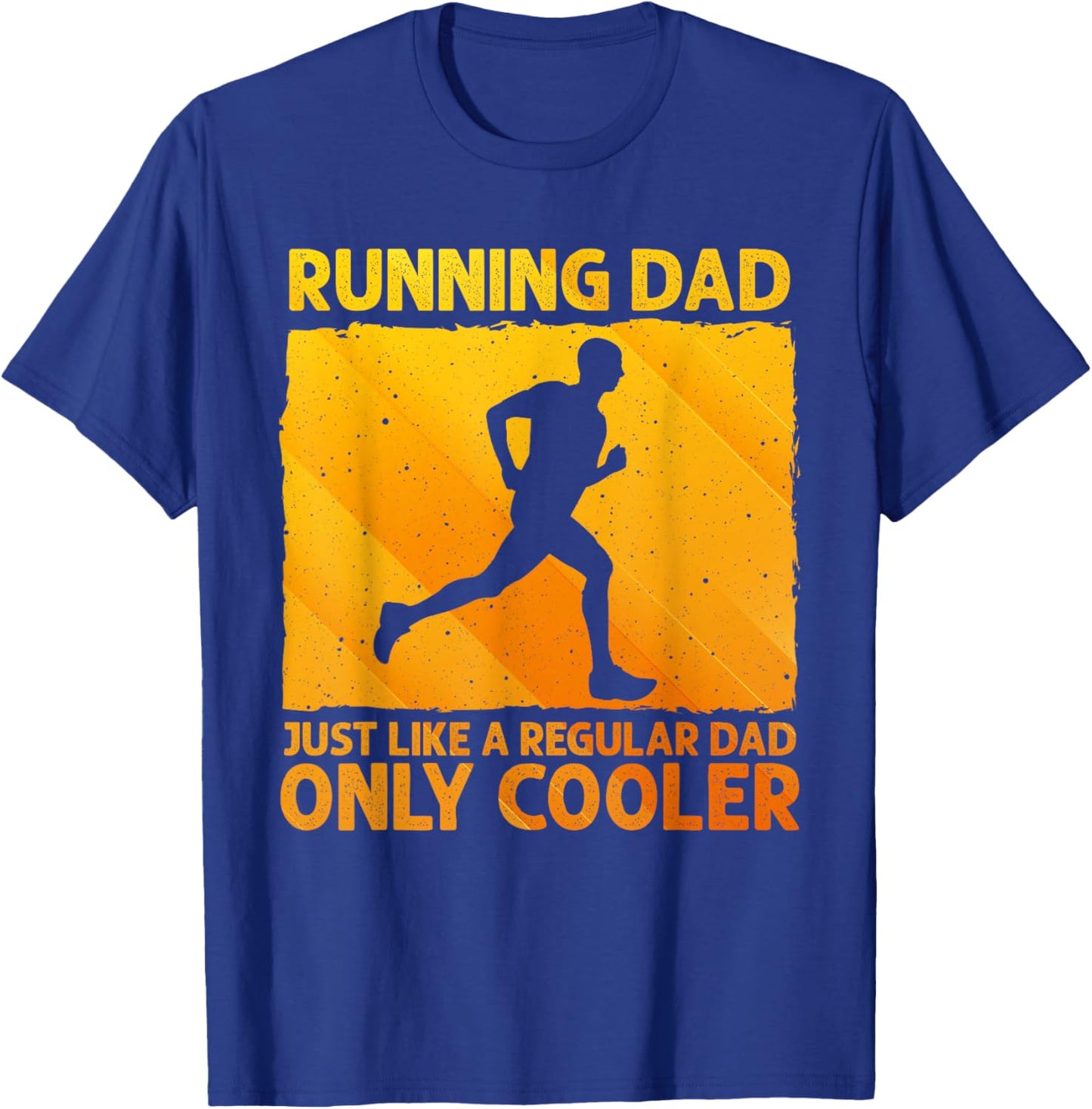 Funny Running Dad Marathon Runner Coach Marathoner T-Shirt - T-Shirt | Royal