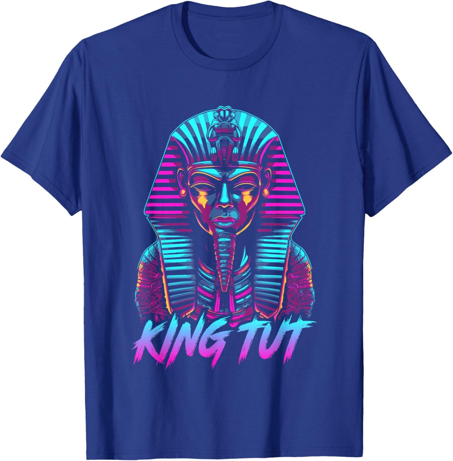 Egyptian Pharaoh Ancient Egypt King Tut Tutankhamun Retro T-Shirt - T-Shirt | Royal