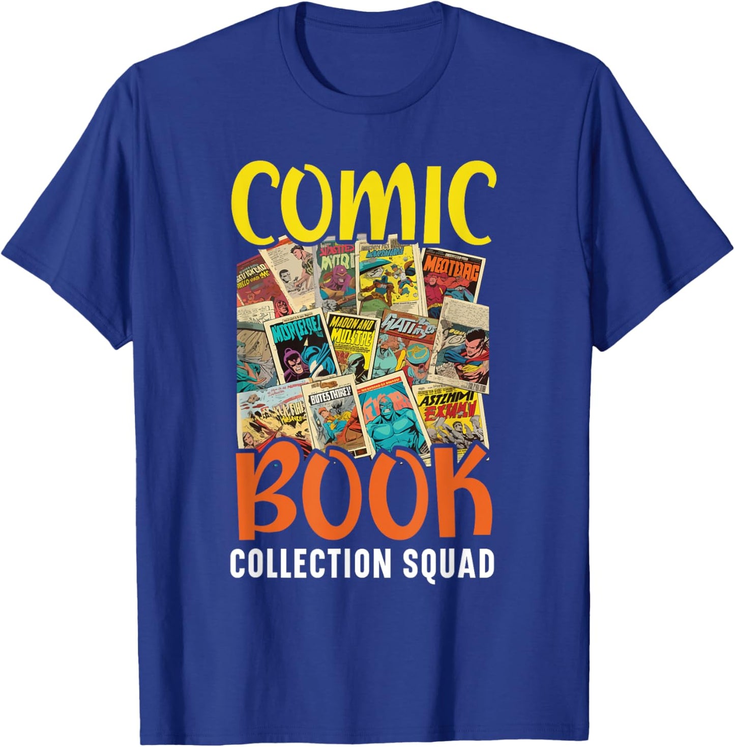 Comic Collector Comic Reader Reading Comic Books T-Shirt - T-Shirt | Royal