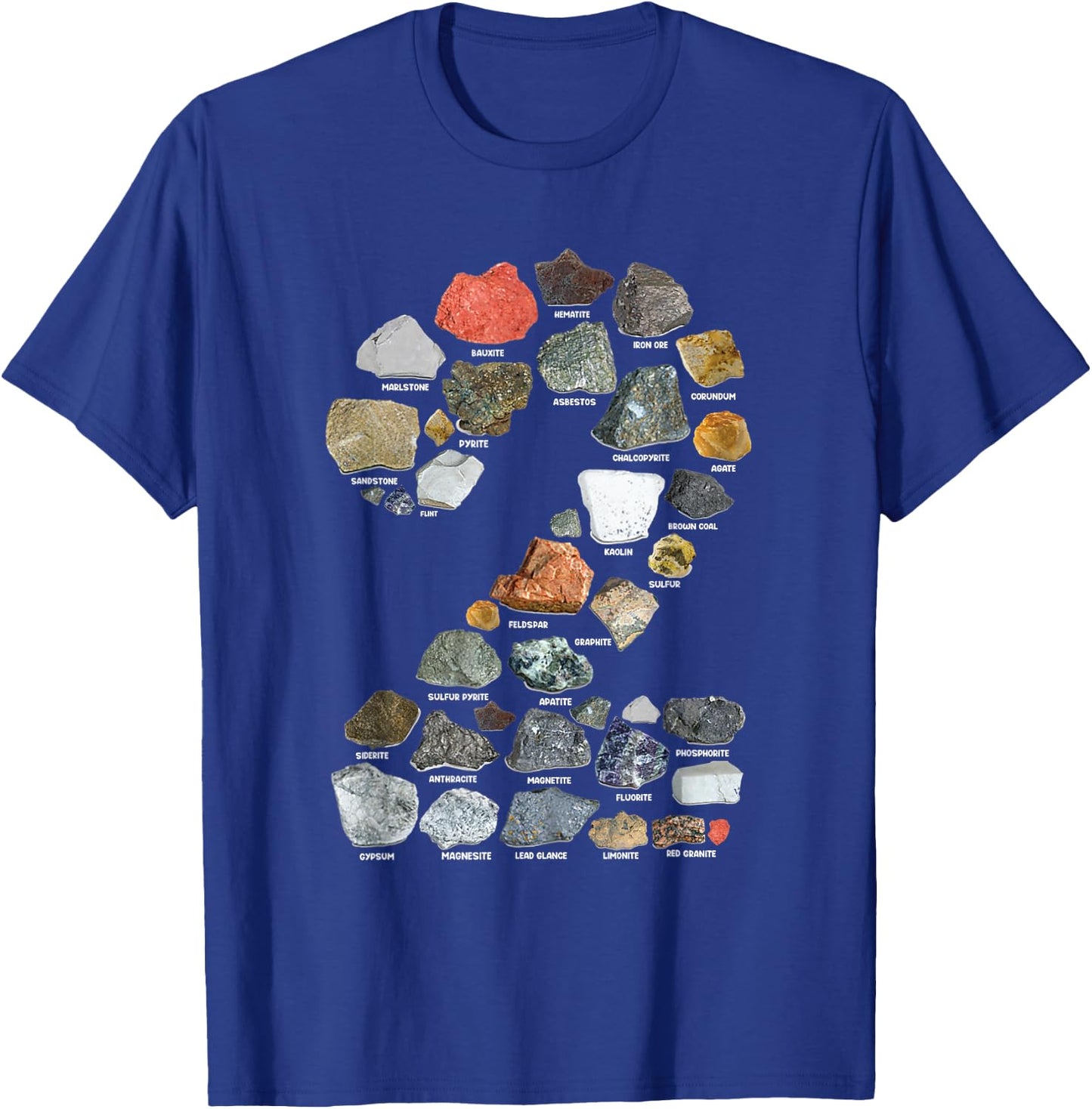 Geology 2 years Old Rock Collecting 2nd Birthday T-Shirt - T-Shirt | Royal