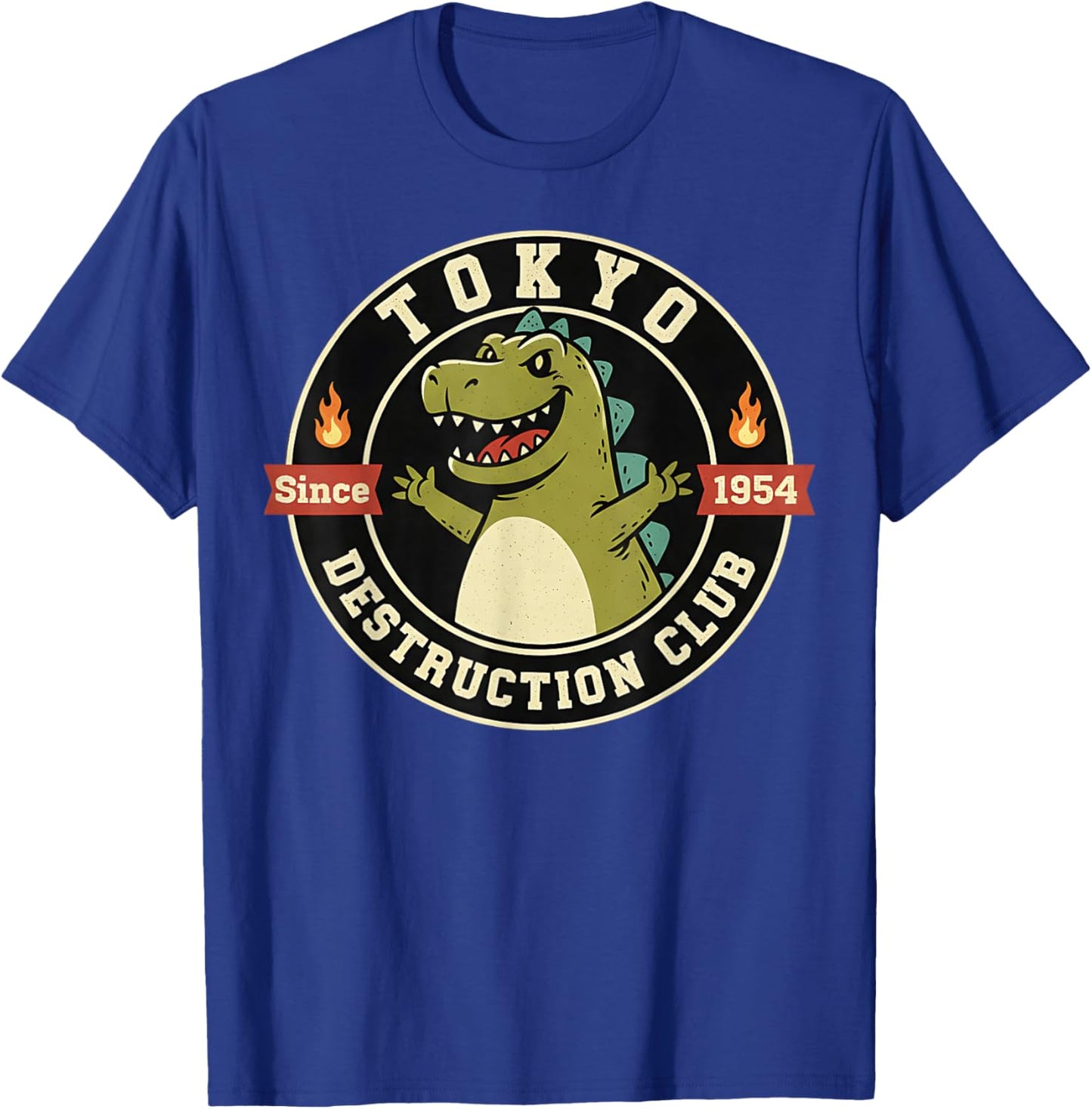 Tokyo Destruction Club Lustige ironische Kaiju-Grafik T-Shirt - T-Shirt | Royal