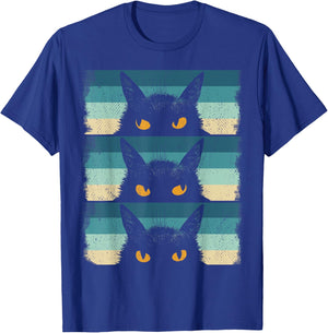 Cat Lover, Grumpy Black Kitten, Cat Mom, Cat Dad Women Kids T-Shirt - T-Shirt | Royal