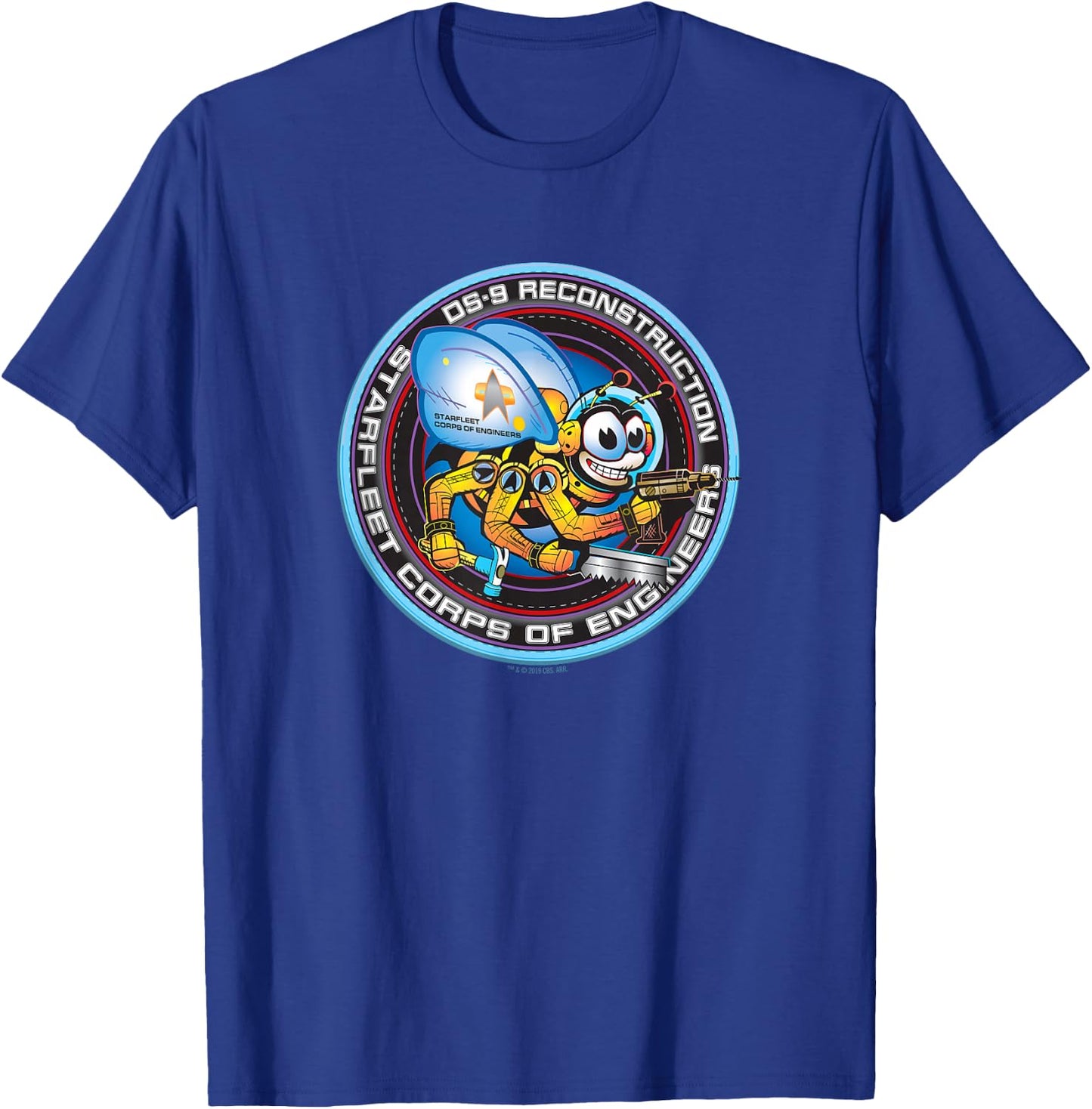 Star Trek: Deep Space Nine Starfleet Corps Of Engineers T-Shirt - T-Shirt | Royal