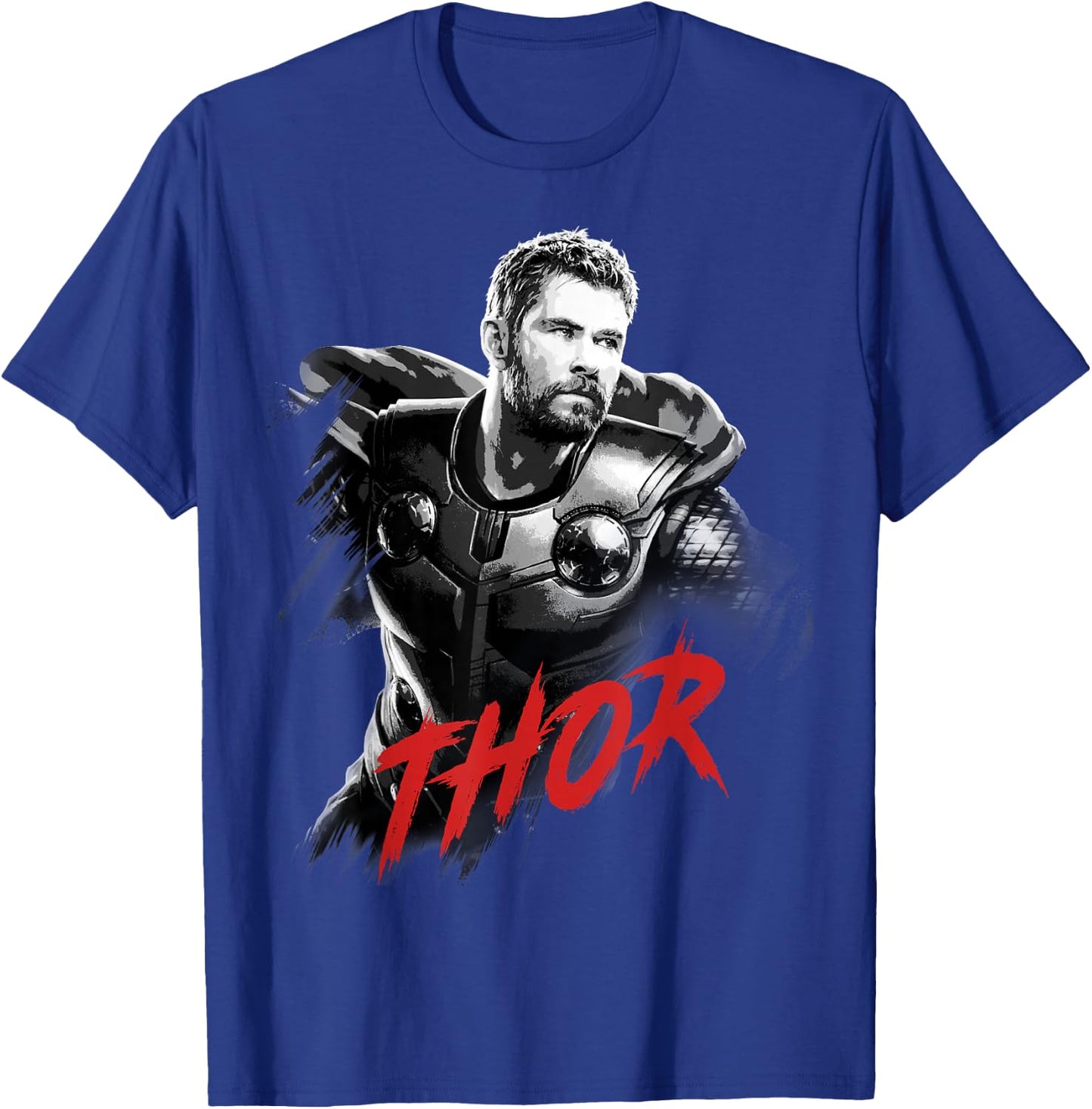 Marvel Avengers Endgame Thor Tonal Portrait Graphic T-Shirt - T-Shirt | Royal