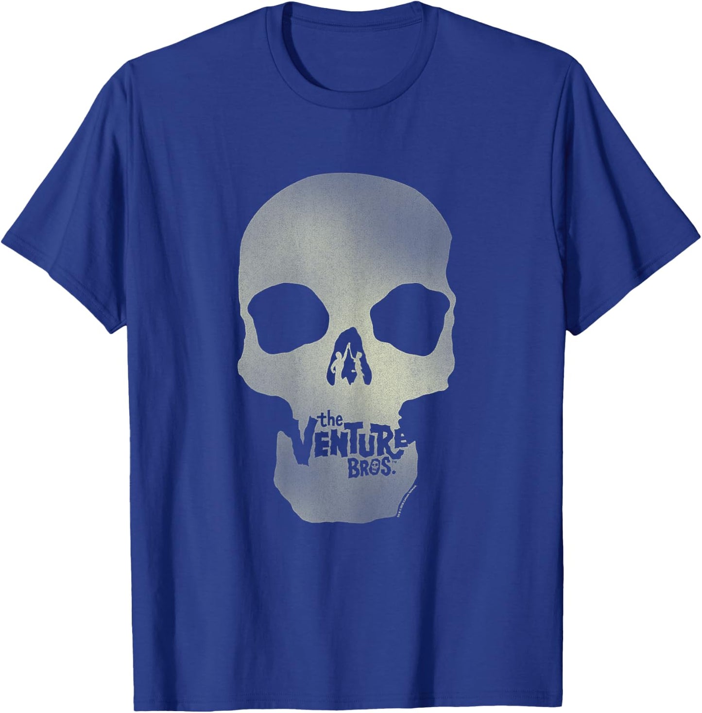 The Venture Bros Skull Logo T-Shirt - T-Shirt | Royal