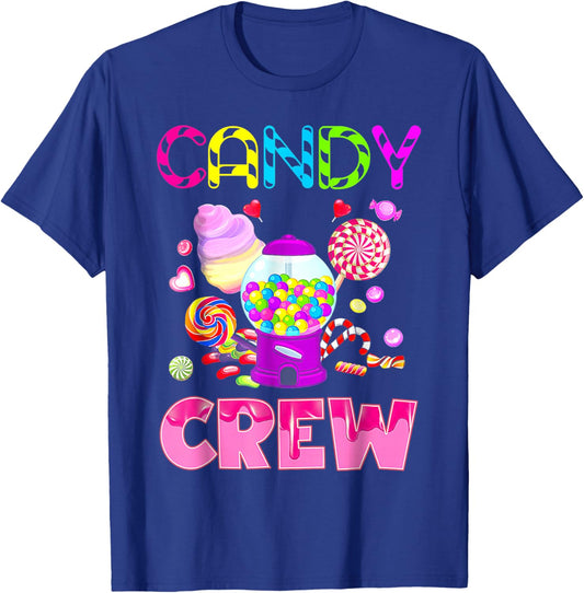 Candy Land Candy Crew Decorations Sweetie Candy Squad T-Shirt - T-Shirt | Royal